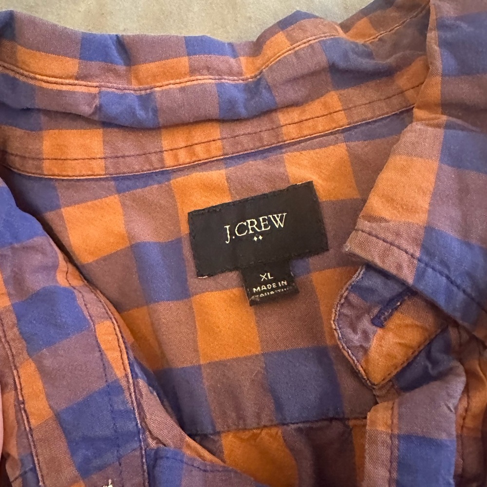JCrew Plaid Button Down - Picture 4 of 4